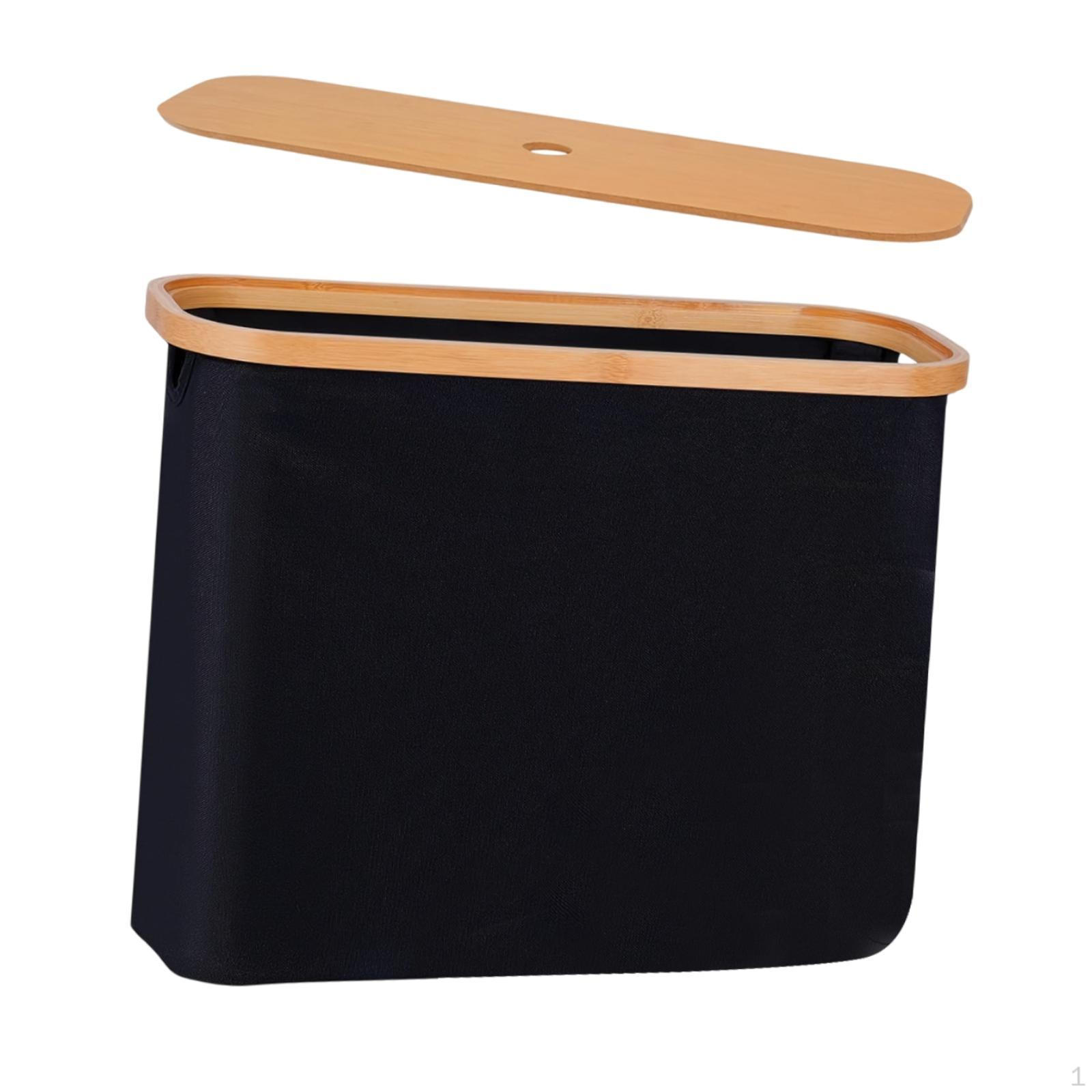 Корзина для хранения туалетной бумаги аксессуары для ванной комнаты контейнер для салфеток большой держатель чёрный 2829₽