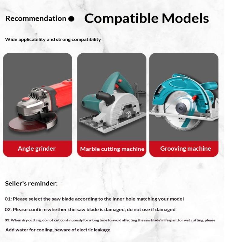 Diamond Saw Blade Dry Cutting Disc For Marble Concrete Porcelain Tile Granite Quartz Stone Concrete Cutting Discs