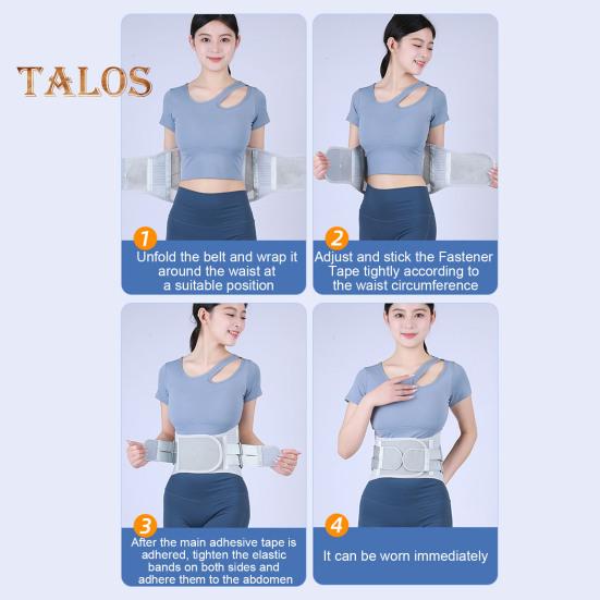 Back Support Brace for Men And Women Breathable Lumbar Belt Adjustable Mesh Support Strap for Lower Back Pain Sciatica Scoliosis Herniated Disc