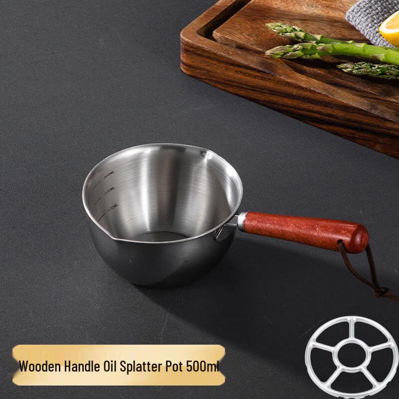 Zhi Shi 430 Stainless Steel Oil Pouring Pot, 180ml (2-Pack)