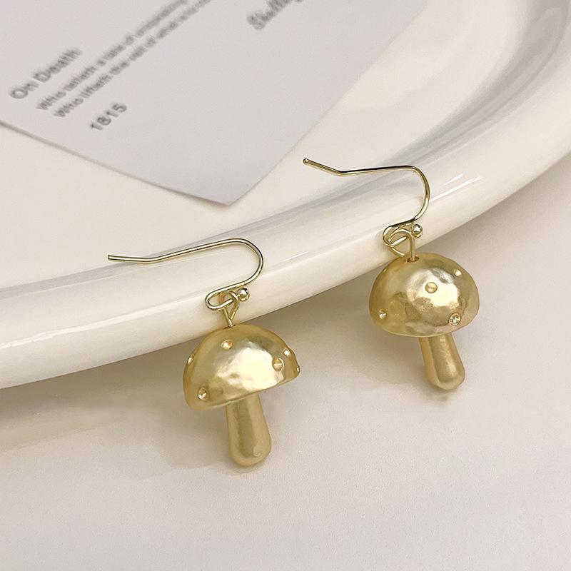 

Новый модный дизайн, персонализированные серьги с грибной геометрией для женщин