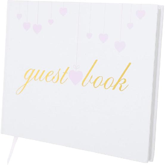 Operitacx Wedding Guest Book, Guest Book for Wedding Receptions, Baby Shower and Special Events, Wedding Books for Guests (B)