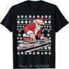 Graphic Tshirt Santa Claus Music DJ Christmas Ugly Xmas T-Shirt Oversized Tshirt Unisex O-Neck Tshirt Funny Men's Clothing