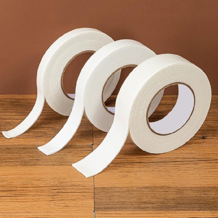 5 Roll Double-Sided Foam Tape Self-Adhesive Tape Easy to Use for School Office