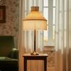 Textile Lampshade with Tassels Replacement Vintage Style Lamp Cover for Bedroom, Living