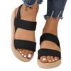 Women's Chunky Gladiator Sandals - Ins Fashion Single Strap Slides for Summer, Korean Style Platform Mules