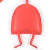 Excellent HERMES Bag charm Owl Red series leather Women Used