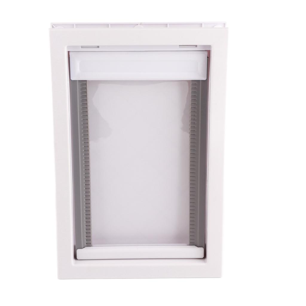 Kunststoff PVC Haustiertür Magnet Automatisch schließende Tür Zweiwege Sicherheitszubehör für Katze Hund