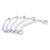 1/5Pcs S Type Double Ended Allen Wrench Combination Ring Spanner Plum Plate Curved Machine Fastener Repair Tools