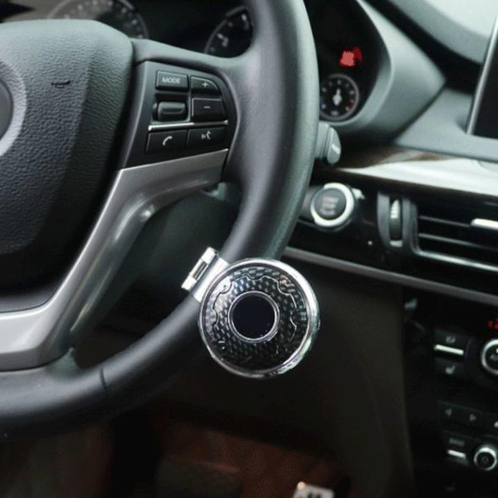 ABS Steering Wheel Spinner with Plate Rings Heavy Duty Tool for Easy Control & Enhanced Driving Experience