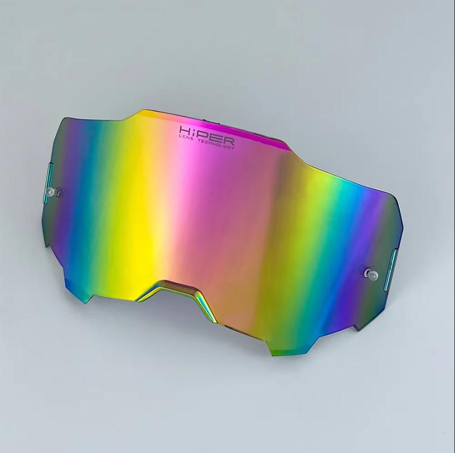 Neue Motocross-Brille für Herren Motorradbrille Enduro Antibeschlag Radfahren Moto Dirt Bike MX MTB Fahrbrille HD Spiegelnde Linse