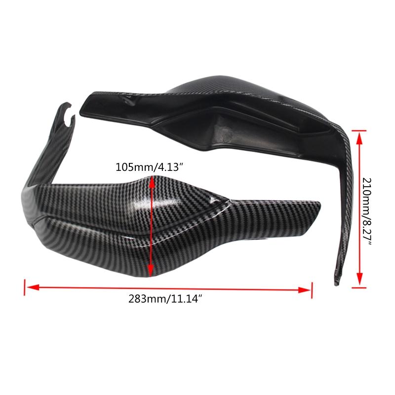 Black/Carbon Fiber Motorcycle Handguards Hand Guards for X-ADV 750 2017-2020