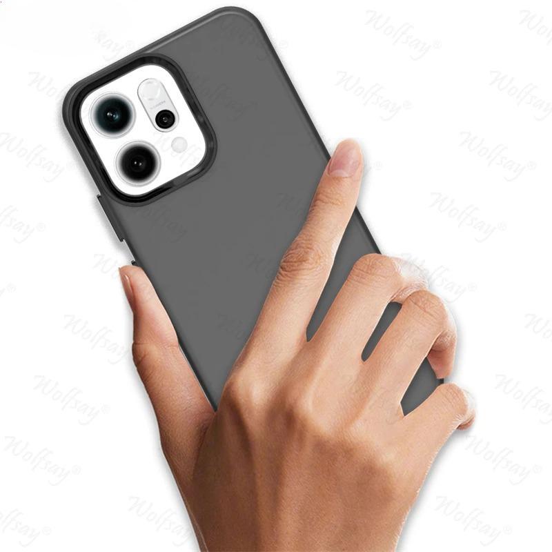 Anti-Drop Candy Color Case For Oppo Reno 14 Pro Matte PC Transparent Case For Oppo Reno 14 Pro Cover For Oppo Reno 14 Pro Case