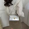 Trendy Street Style Fashion Fall Simple Single Shoulder Bag Medium Square Handbag