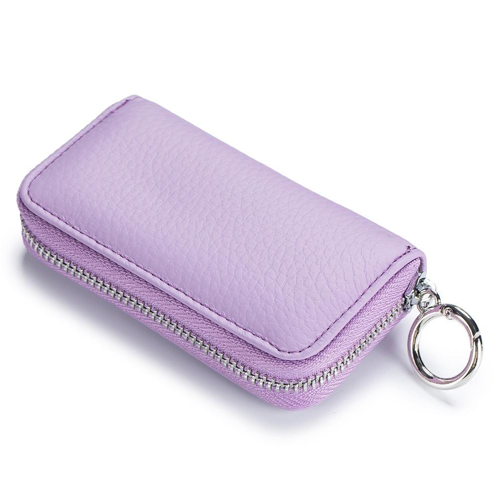 Zipper Closure Keychain Pouch Multifunctional Car Key Organizer Casual Portable Key Bag  Card Bag