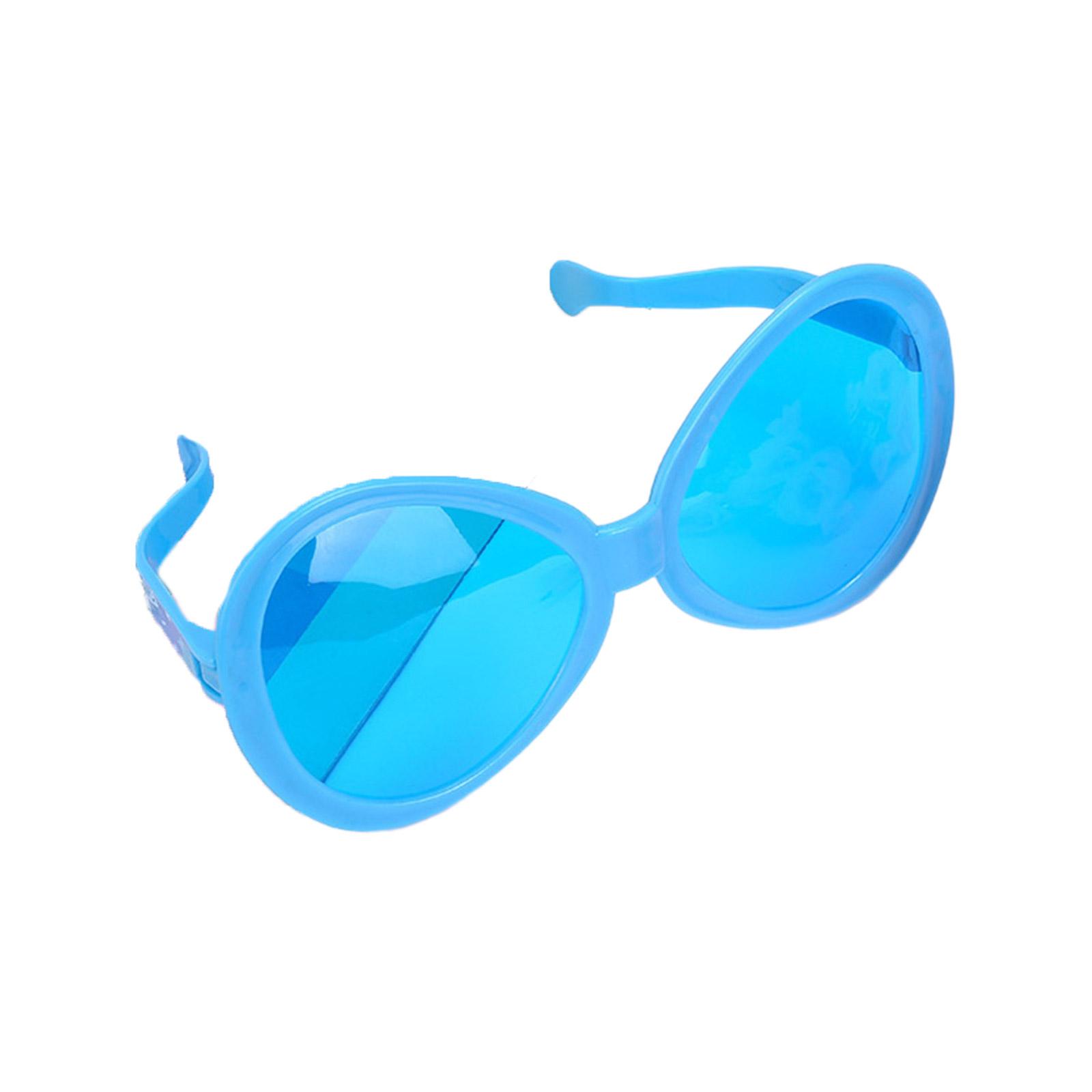 

Colorful Oversized Sunglasses Adult Christmas Taking Photo Glasses Seaside Party Oversized Color Lens Sunglasses синий
