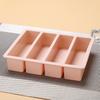 1PC Four Straight Strip Ice Mill Silicone Ice Tray Diy Ice Cube Mold Auxiliary Food Box Ice Maker