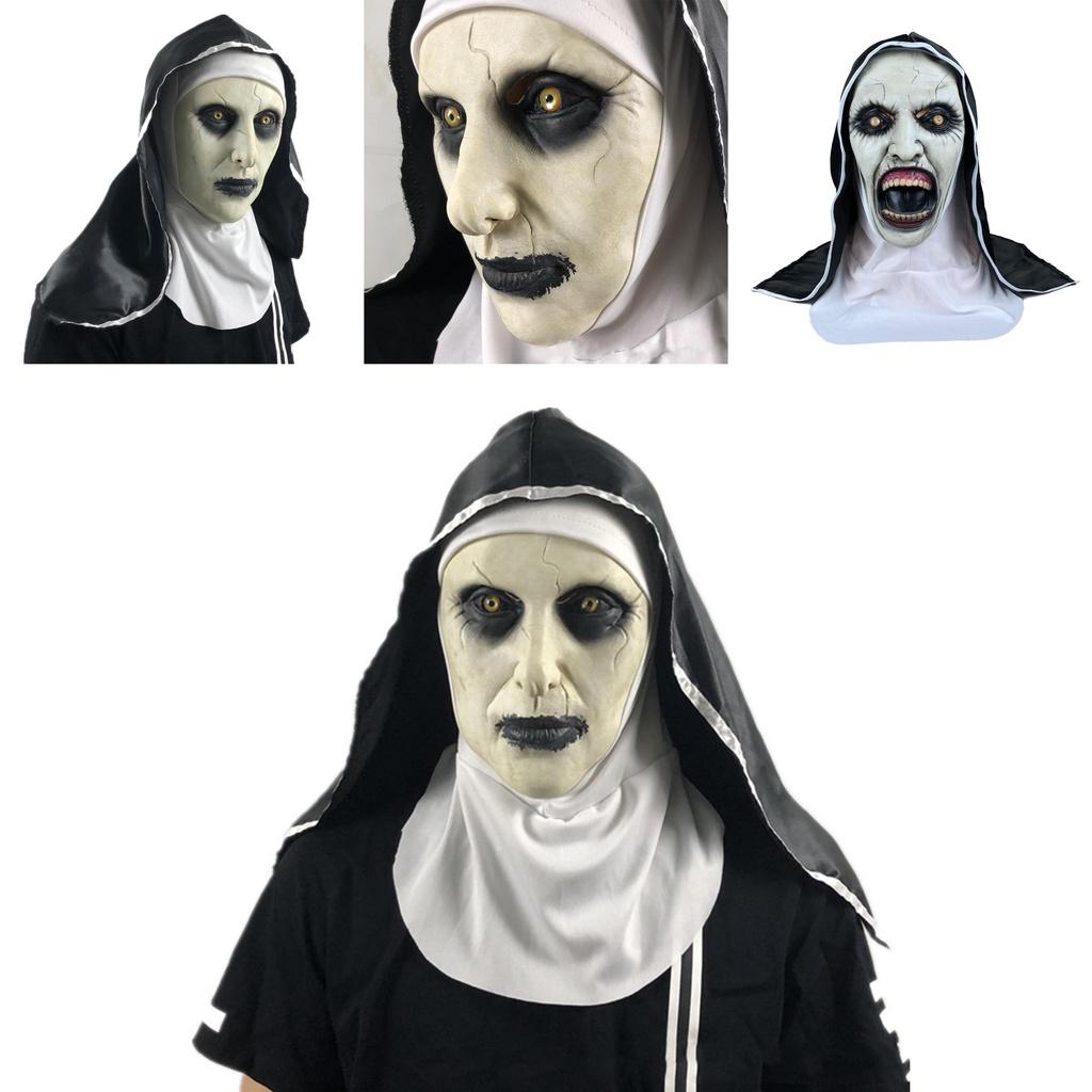 Maschera da Testa Horror Realistica The Conjuring 2 Maschera in Lattice Per Feste in Costume