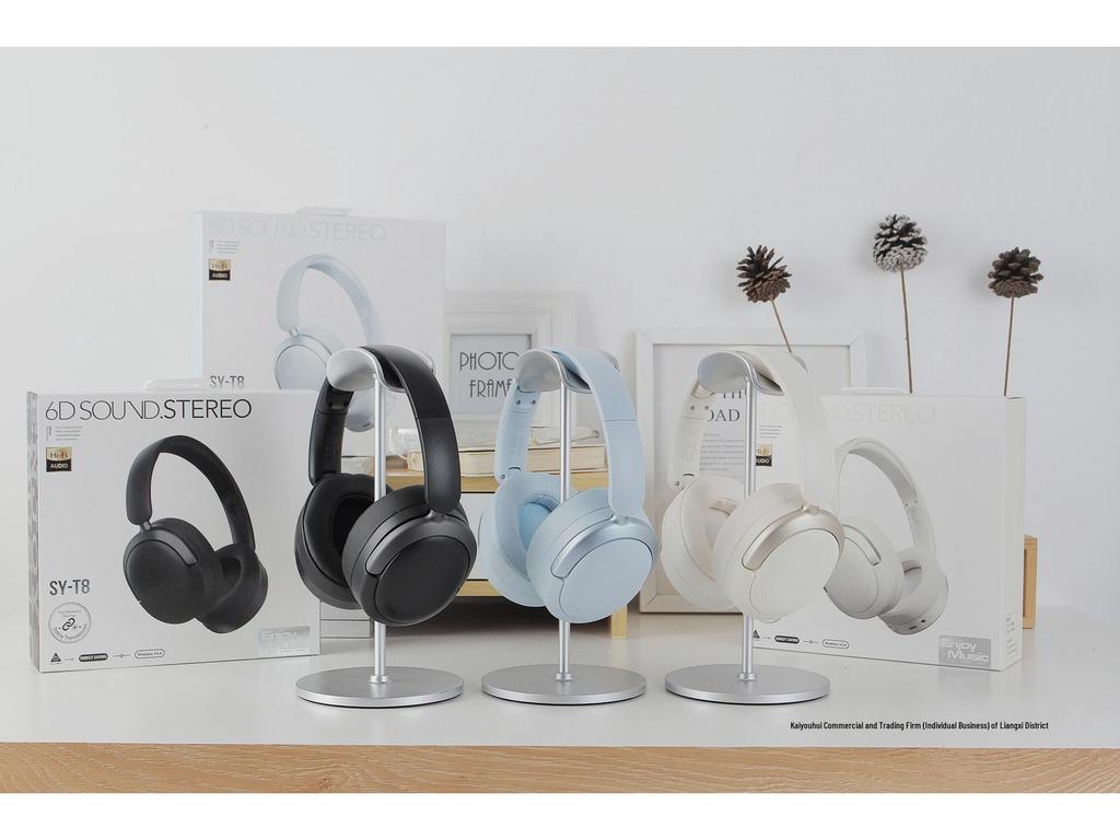 High-Quality Wireless Bluetooth Over-Ear Noise-Canceling Headphones with Long Battery Life