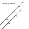 57cm Carbon-Eisangelrute, 2 Spitzen, Super weich & leicht, Tragbare Winterrute für Europa & Amerika