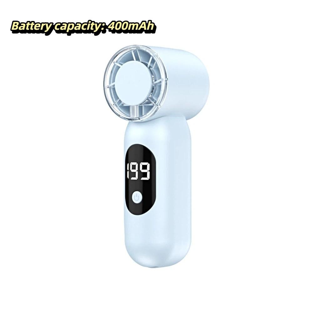 Compact Lightweight Portable High-Speed Turbo Fan for 5V/1A 400mAh Travel синий
