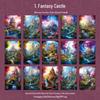 Retro Fantasy Forest Elf Hut Journal Background Paper - 30 Dreamy Sheets