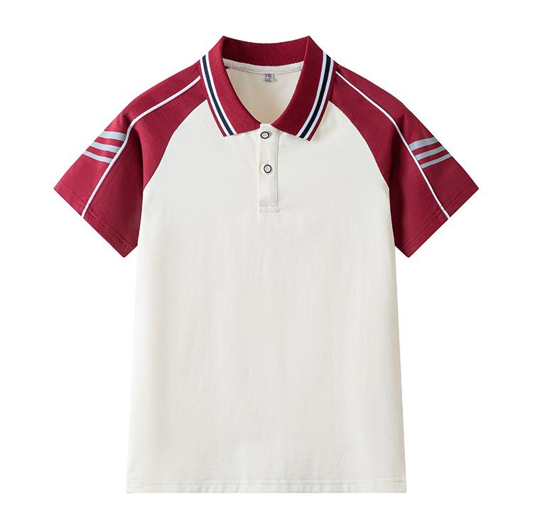 Summer Short-Sleeved Sports School Uniform Set for Students