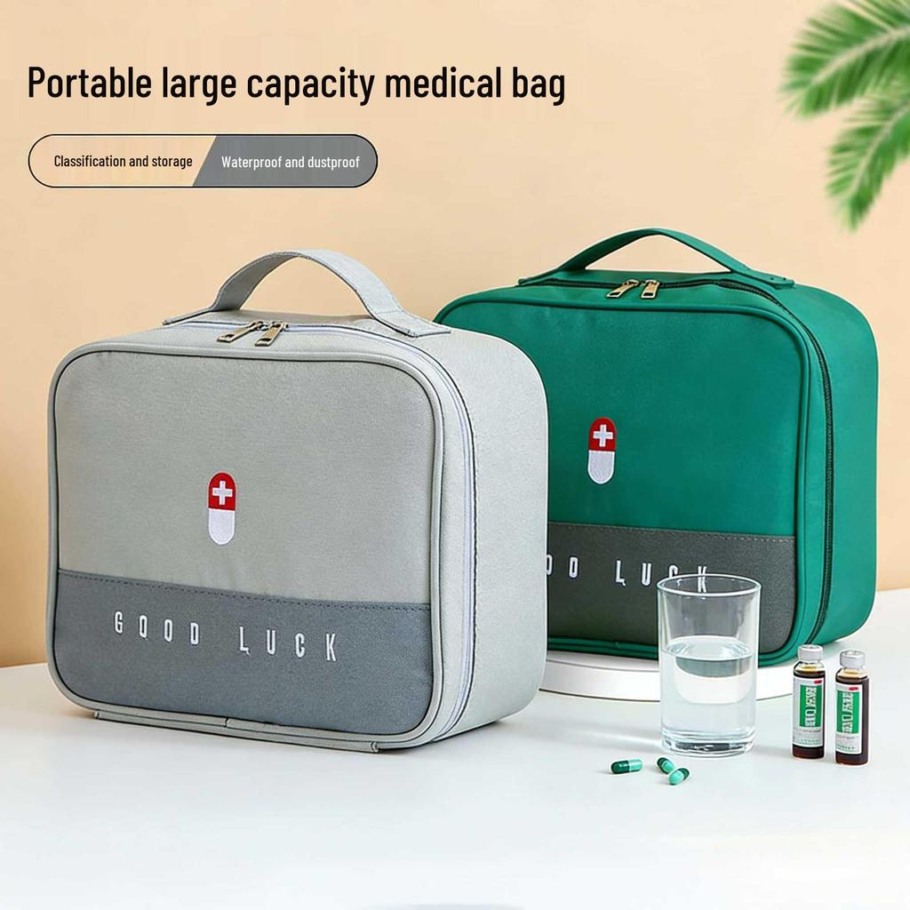 Portable First Aid & Medicine Bag for Students