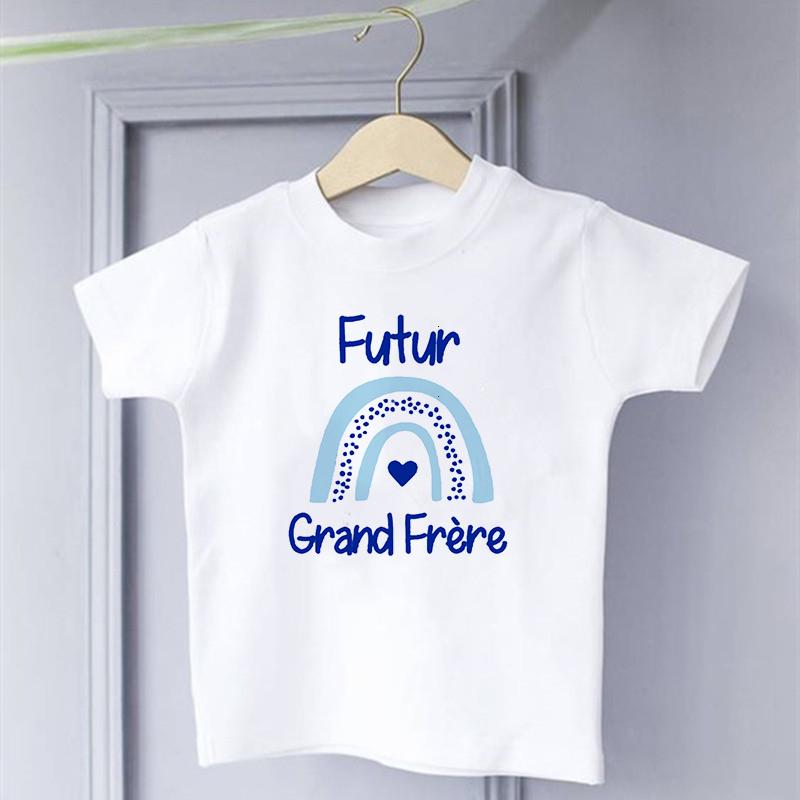 Vou Ser um Super Irmão Mais Velho Camiseta Infantil Crianças Bebês Camiseta Tops Anúncio do Bebê Camiseta Infantil Roupas de Verão