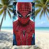 Toalla de Playa con Estampado de Dibujos Animados de Marvel Spider-Man, Natación en la Costa, Secado Rápido, Suave y Agradable para la Piel, Playa de Vacaciones