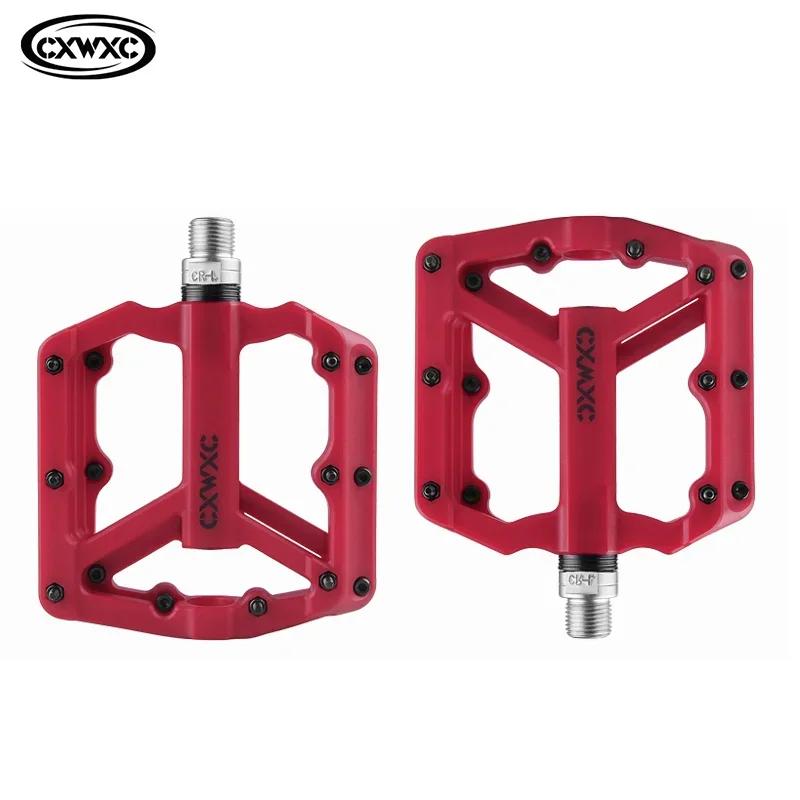 Ultralight Flat MTB Pedals Nylon Bicycle Pedal Bmx Mountain Bike Platform Pedals 3 Sealed Bearings Cycling Pedals For Bicycle