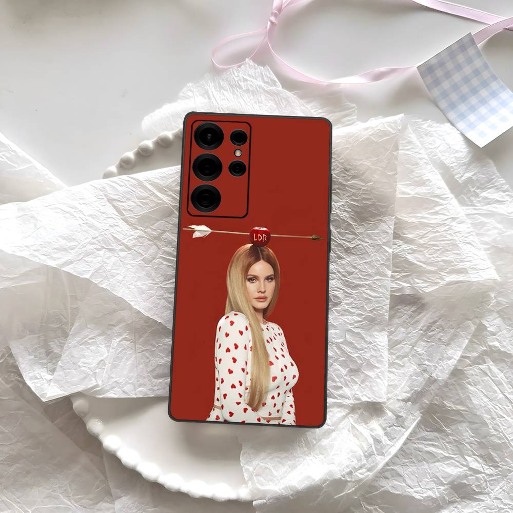 Singer Lana Del Rey Phone Case For Samsung S 24 fe 25 Ultra plus 20 lite 21 30 22 23 24 22 Ultra 5G Fundas