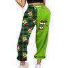 Women's Casual Pants High-waisted Belted Jogging Pants With Pockets