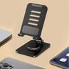 360° Rotating Mobile Phone Stand Desktop Vertical Folding Portable Painting Metal Mobile Phone Stand
