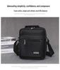 Men's Large Capacity Water-Resistant Oxford Shoulder and Crossbody Bag