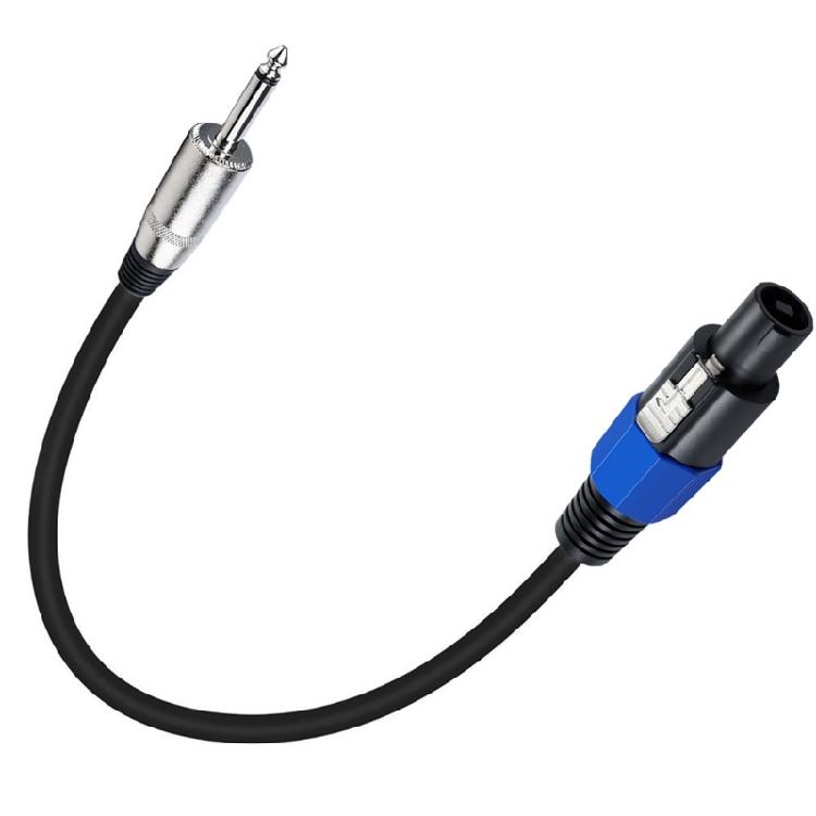 Reliable Speakon to 1/4in TS Cable for Bass Amp Cabinets Universal Compatibility