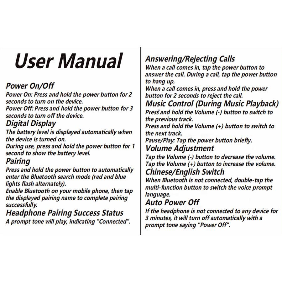 K28 Wireless Earphones Single Ear LED Digital Display Bluetooth 5.4 Headphones HIFI Noise Reduction Lightweight Design