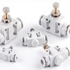 High Pressures Air Tube Fitting With Secure Sealing Pneumatic Airflows Regulator for Factory and Workshop Use