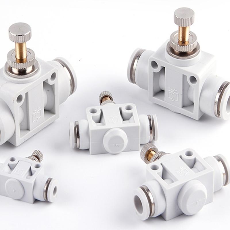 High Pressures Air Tube Fitting With Secure Sealing Pneumatic Airflows Regulator for Factory and Workshop Use
