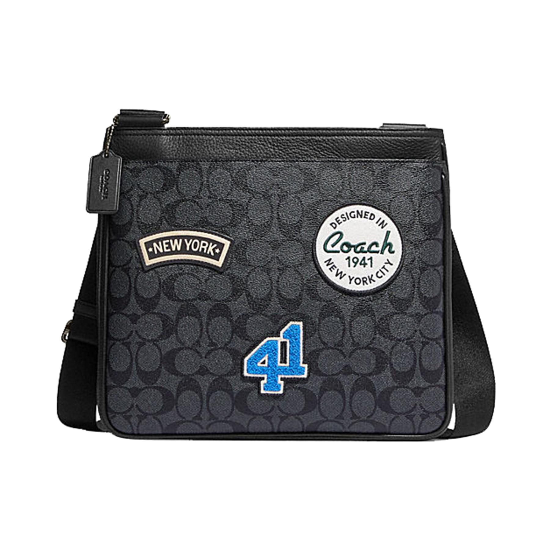 

Новая сумка-папка COACH из коровьей кожи с искусственной кожей, сумка для документов, сумка на плечо, сумка через плечо, большая женская черная CE537-QBPHT 29.0*6.6*26.4CM