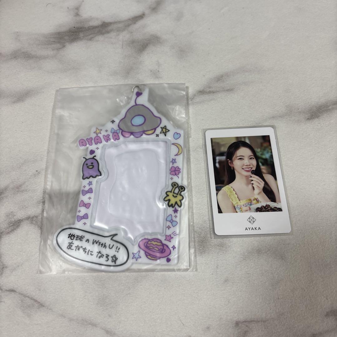 

[USED] NiziU Pop-up Photocard Holder Ayaka with Trading Card