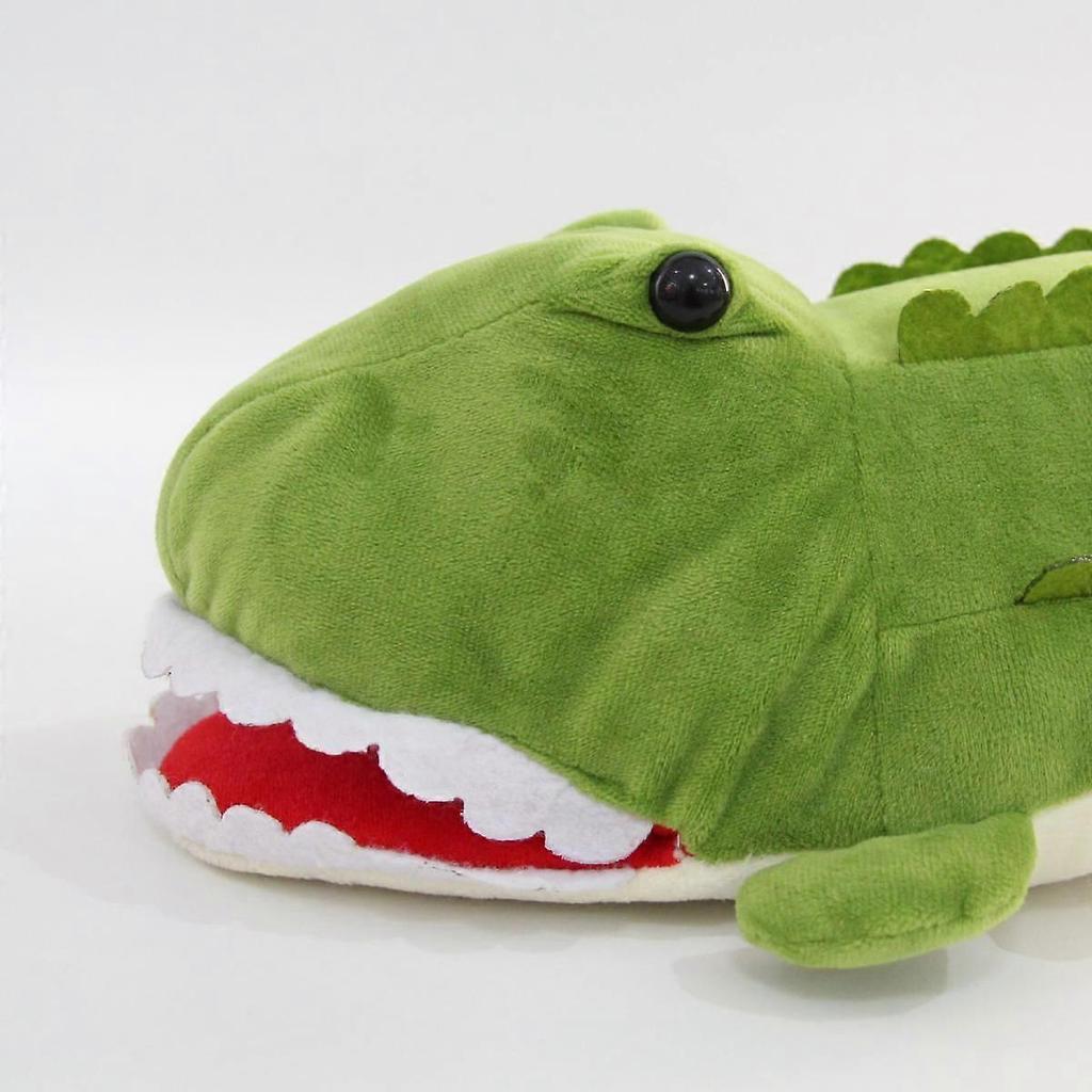 Animal Hand Puppets Plush Toy Birthday Party Favor Supplies for Storytelling Teaching Role-Play Stimulate Imagination (Crocodile)