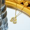 Little Elephant Necklace for Girls Niche Design Sense Elephant Pendant Collarbone Chain