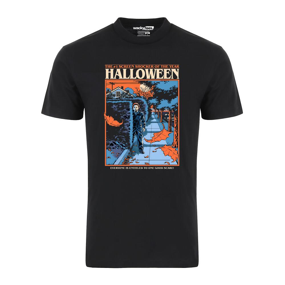Halloween Everyone Entitled To One Good Scare Michael Myers Graphic Tee Shirt Unisex T-Shirt S
