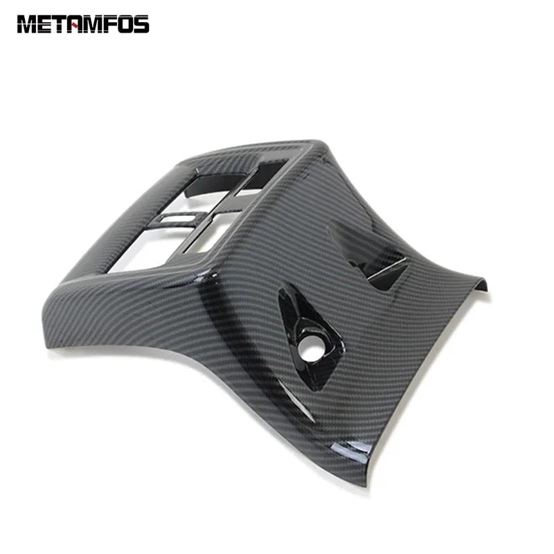 For Toyota Avalon -  Carbon Fiber Rear Seat Air Condition Vent Outlet Cover Trim Sticker Accessories Car Styling