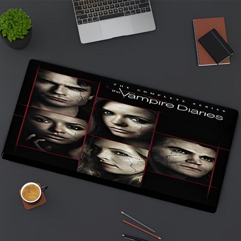 The Vampire Diaries Baskılı Mouse Pad, Klavye Pad'i Dizüstü PC Matı olarak Ofis Ev Kullanımı için, Masa Dekorasyonu, Oyuncular için Mükemmel Doğum Günü Hediyesi