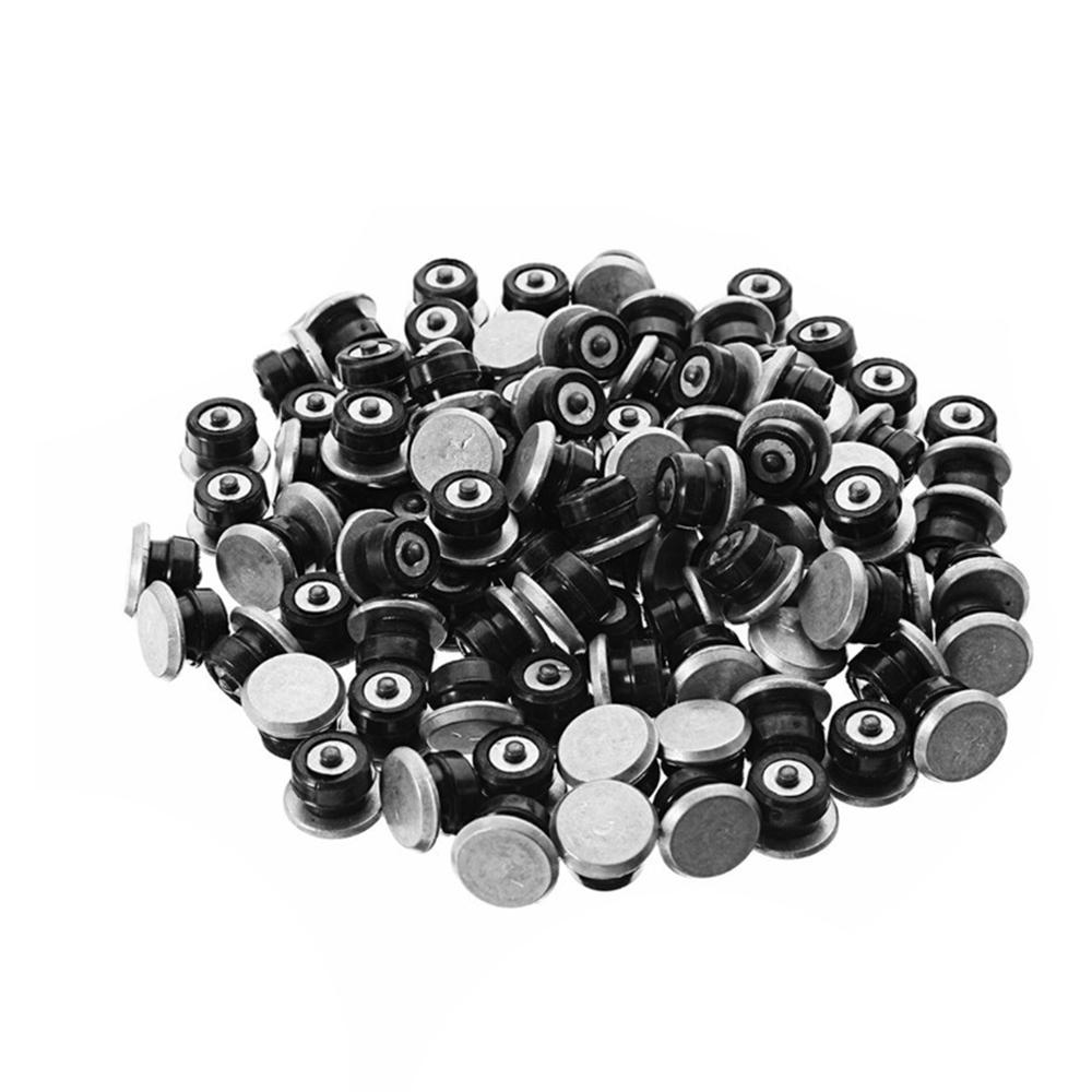 100 Pcs Wheel Tire Stud Spike Wheel 12x8mm Aluminum For Car Motorcycle