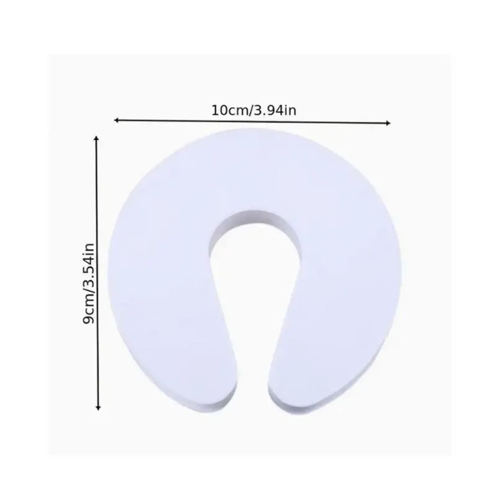 EVA Door Stopper Soft-Touch Fabric-Covered Foam Durable Finger Protector Wall-Mounted