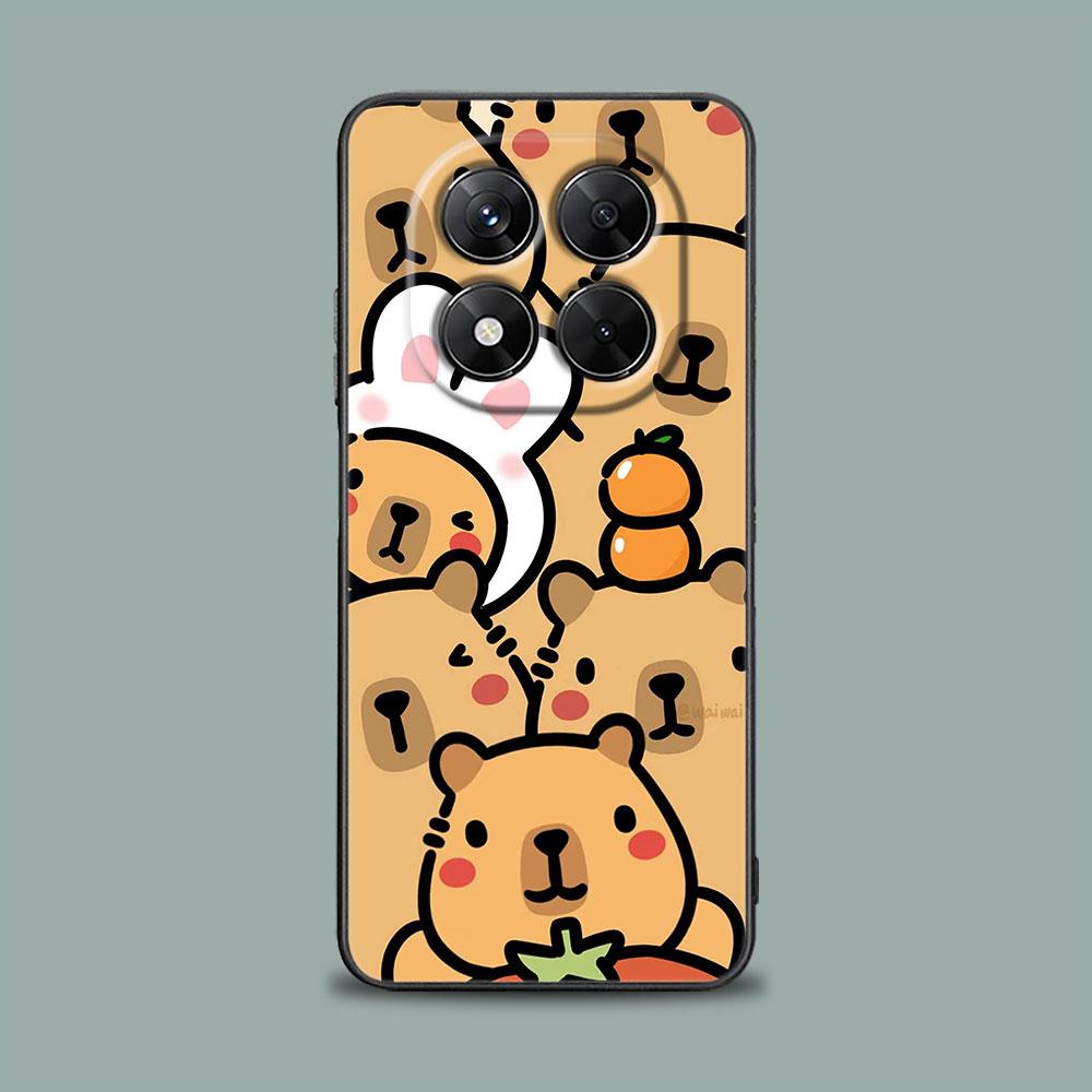 Phone Case for Xiaomi Redmi 15C 14C 12C 13C 4G Redmi Note 15 14 13 12 11 10 Pro Plus 5G 12S Silicone Soft Cover Capybara Cute