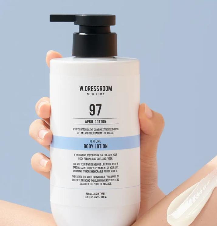 W.DRESSROOM Perfume Body Lotion 500ml – 5 Scents Hydrating Fragrance Lotion